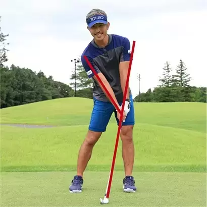 ゴルフ,ハンドファースト