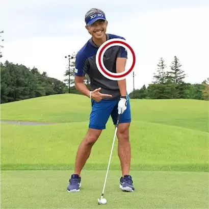 ゴルフ,ハンドファースト