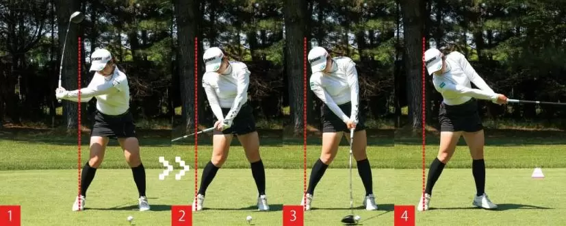 小祝さくら,スイング