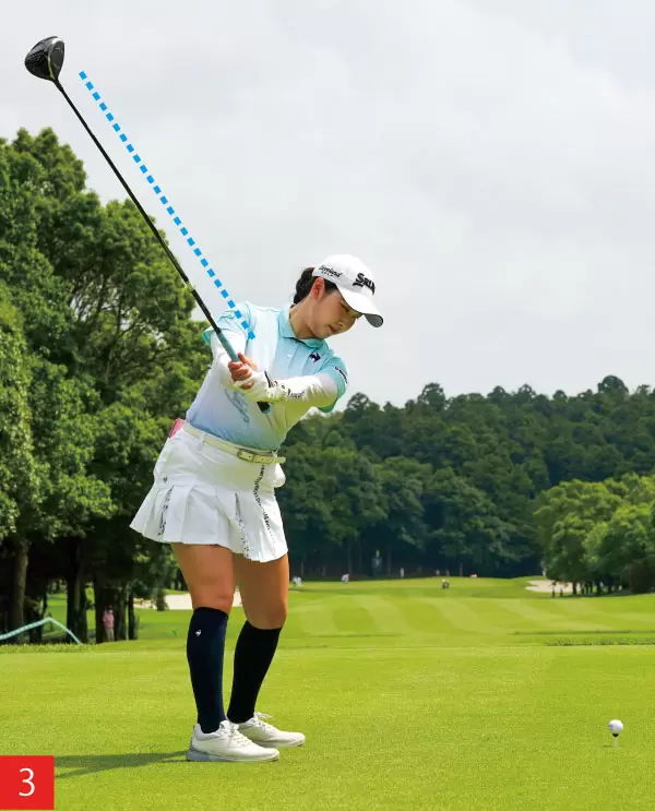 小祝さくら,スイング