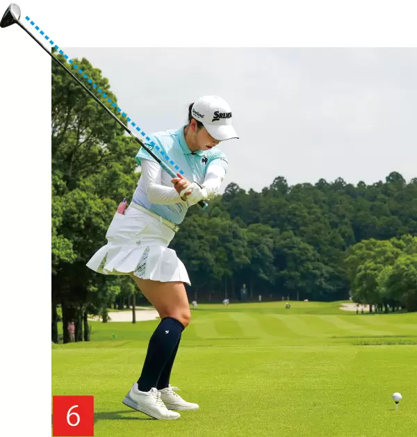 小祝さくら,スイング