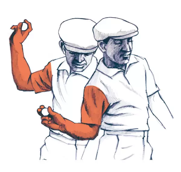 サイドスロー,イラスト