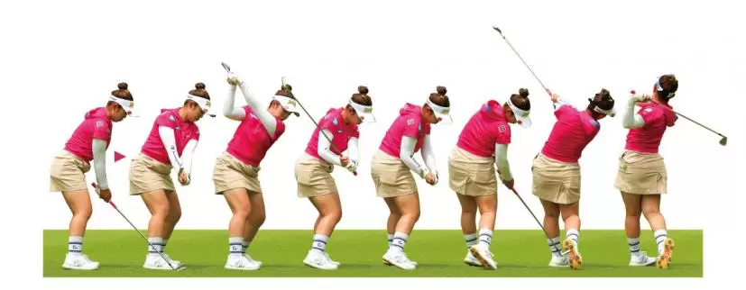 山下美夢有選手のショット