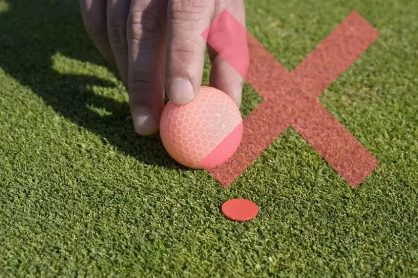 ボールに触る,NG