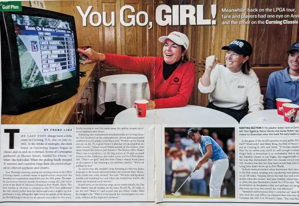 LPGAの仲間　アニカ・ソレンスタム