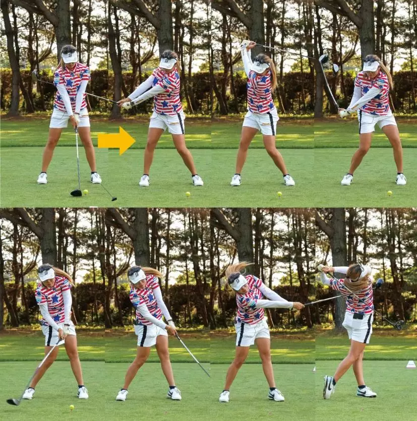 桑木志帆,スイング