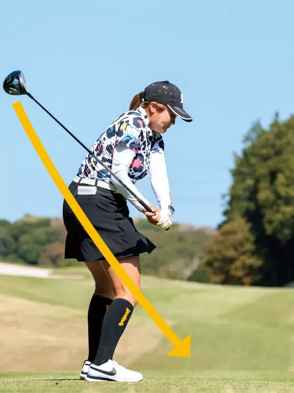 桑木志帆,スイング