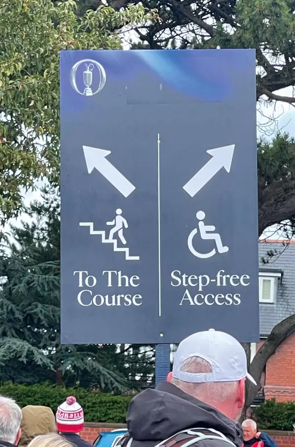 車椅子用のルート