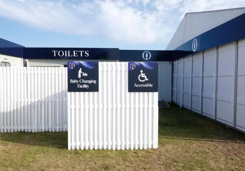 ベビールームや車椅子用トイレも設置