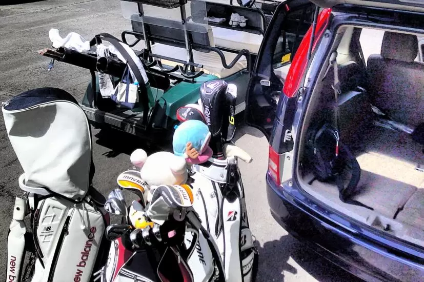 キャディバッグ,トランク