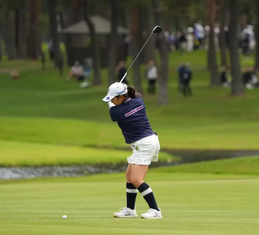 阿部未悠のフェアウェイウッドスイング