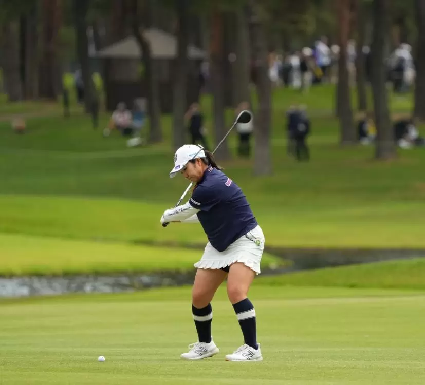 阿部未悠のフェアウェイウッドスイング