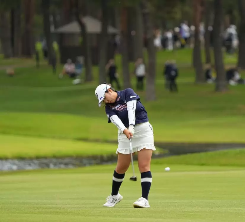 阿部未悠のフェアウェイウッドスイング