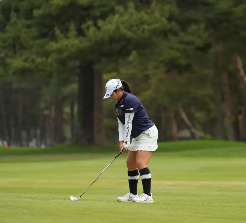 阿部未悠のアイアンスイング