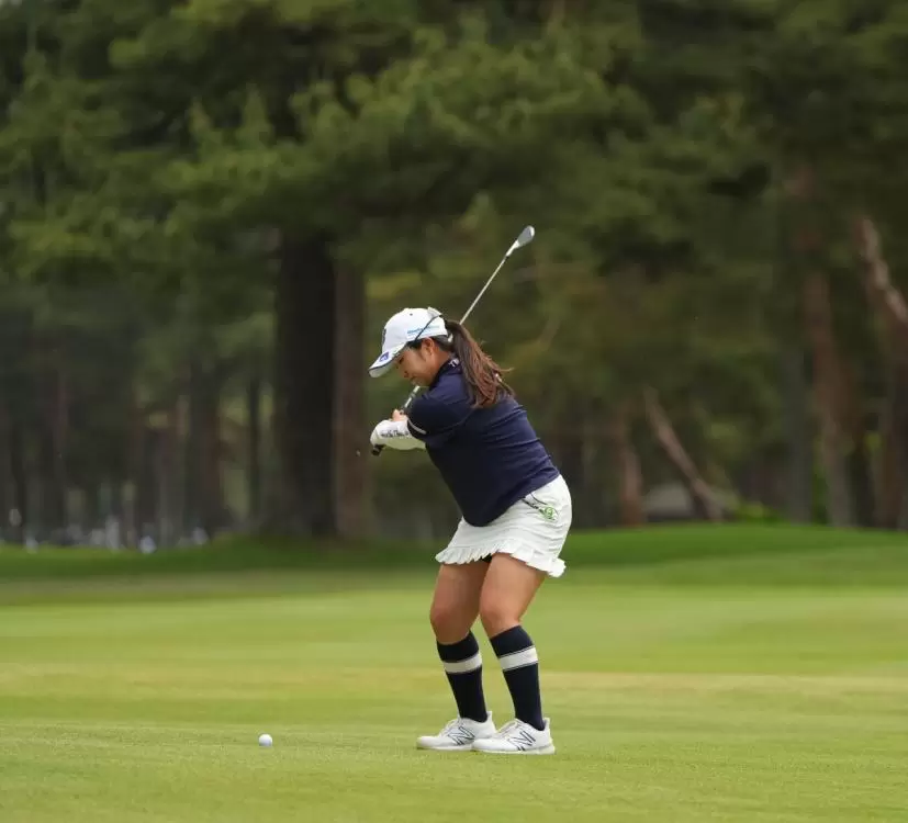 阿部未悠のアイアンスイング