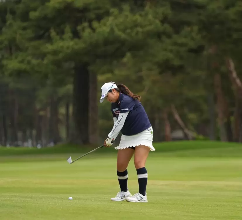 阿部未悠のアイアンスイング