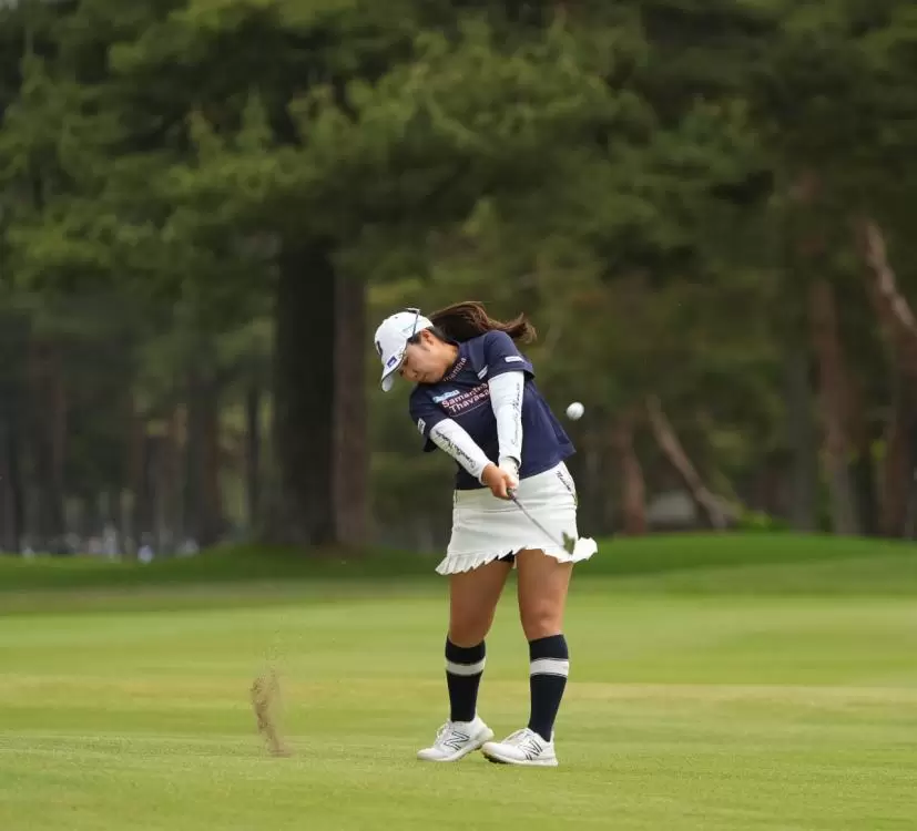 阿部未悠のアイアンスイング