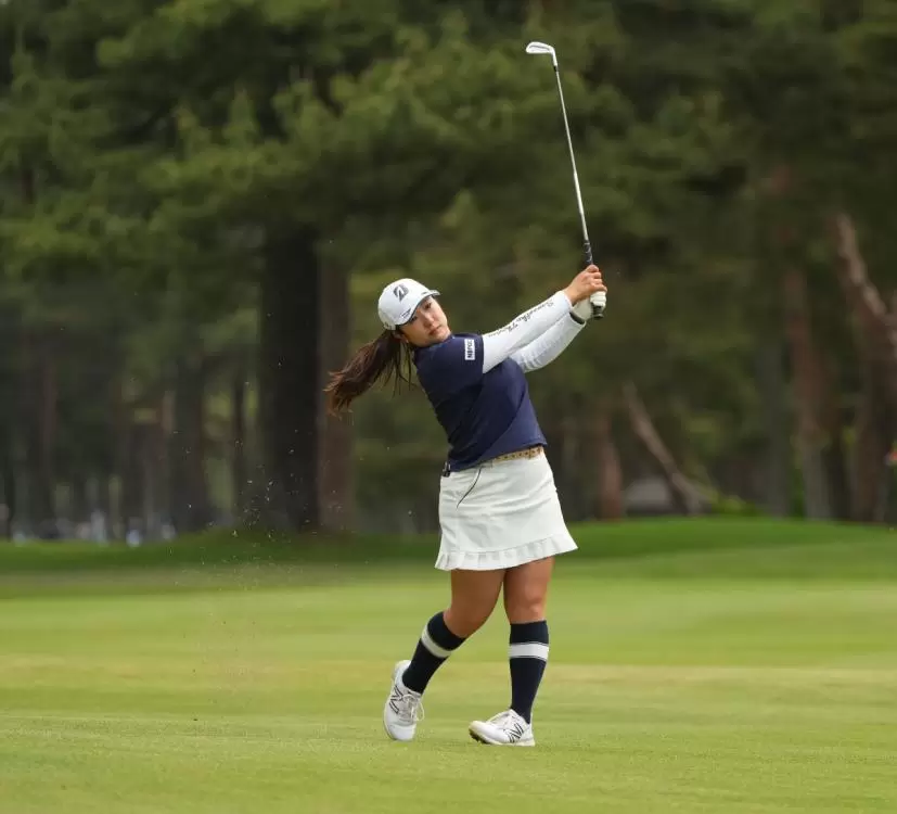 阿部未悠のアイアンスイング