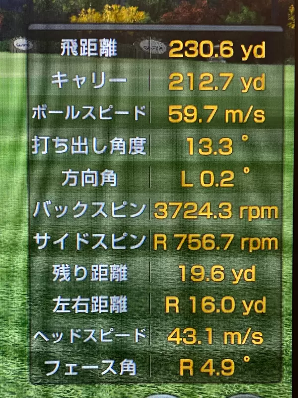 計測値