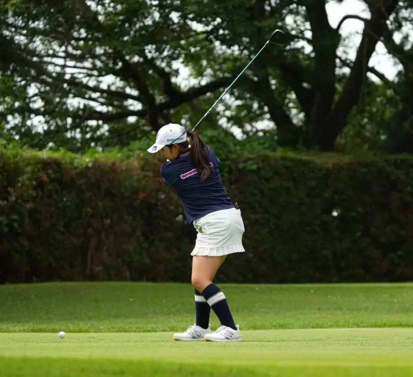 阿部未悠さんのバックスイング③