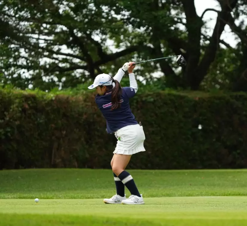 阿部未悠さんの切り返し（トップ）