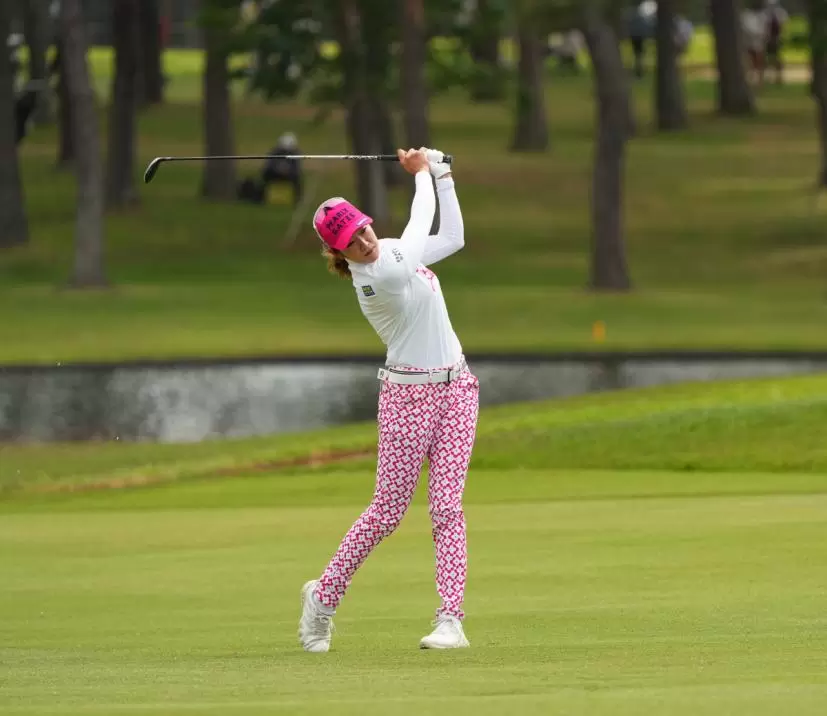 原英莉花さんのフィニッシュ