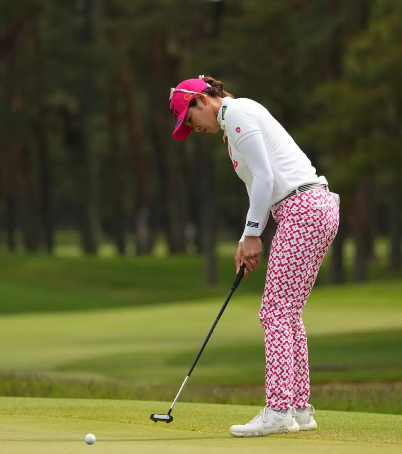 原英莉花さんのフィニッシュ