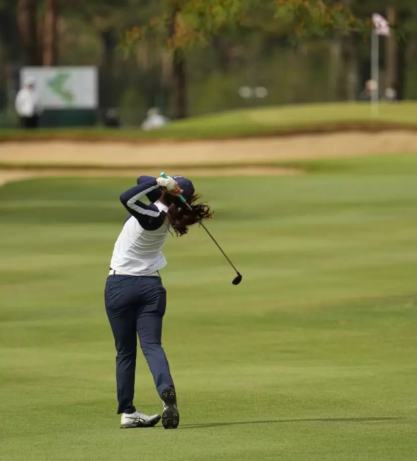 荒川怜郁さんのフィニッシュ