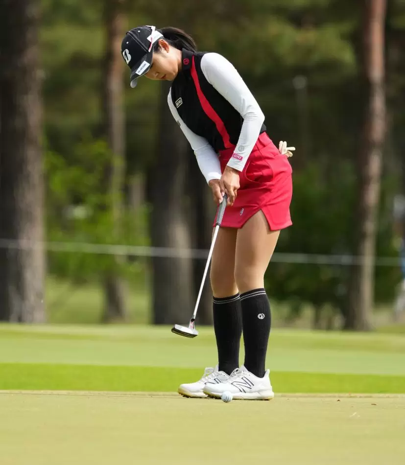 高木萌衣さんのフィニッシュ