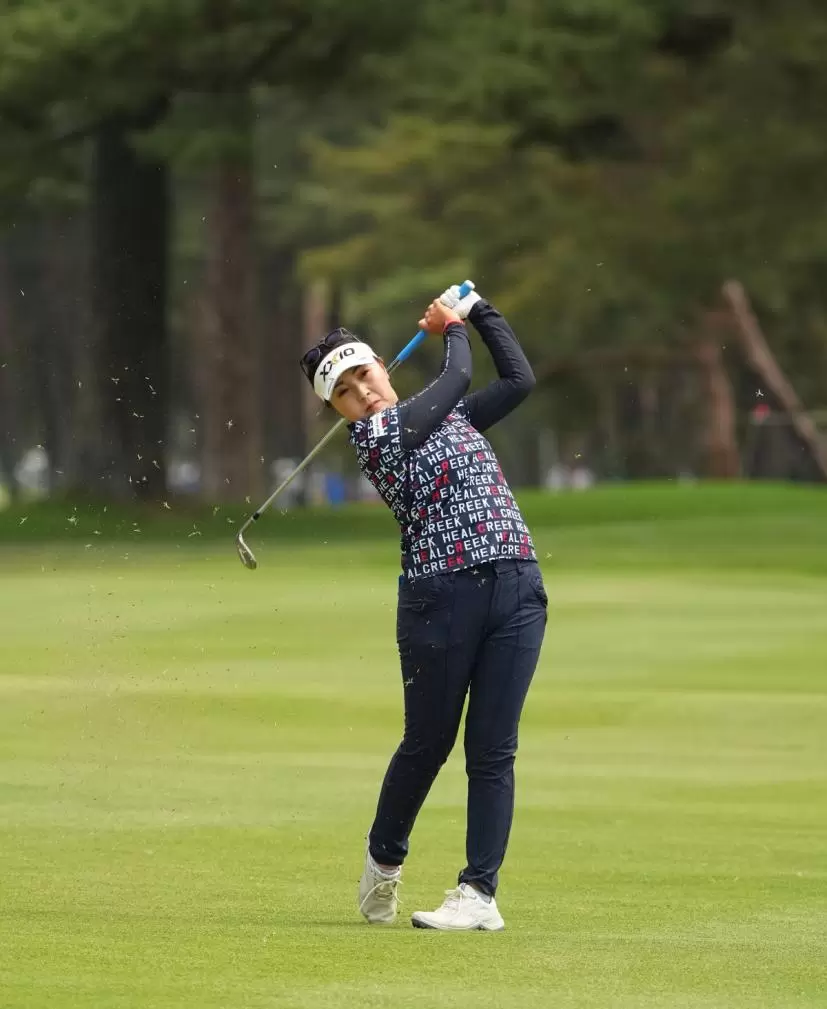 青木瀬令奈さんのフィニッシュ