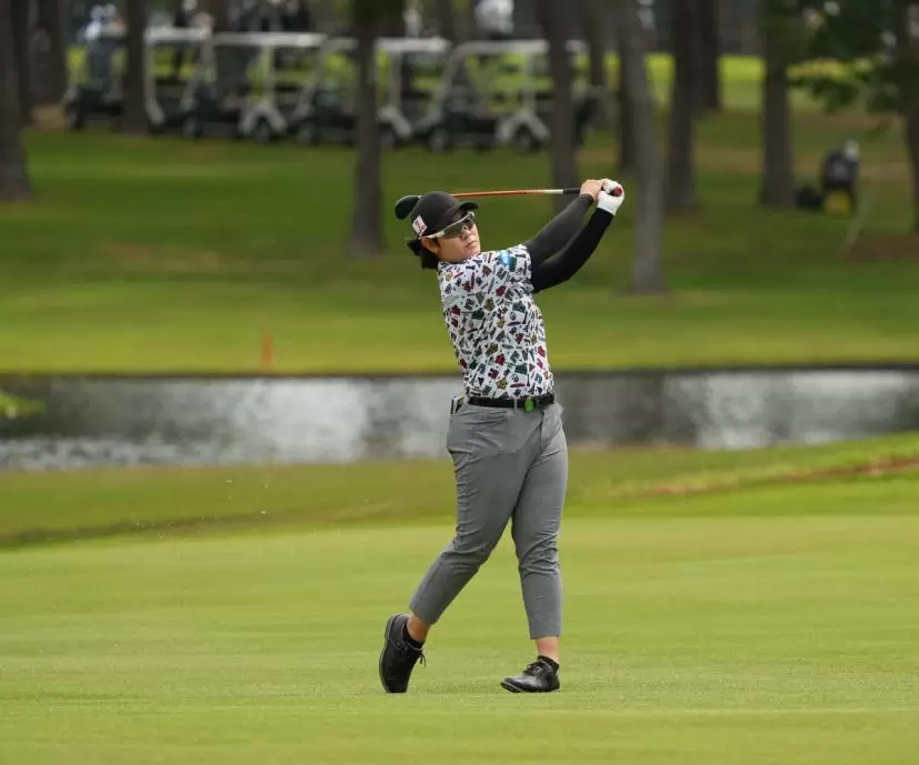 川岸史果さんのフィニッシュ