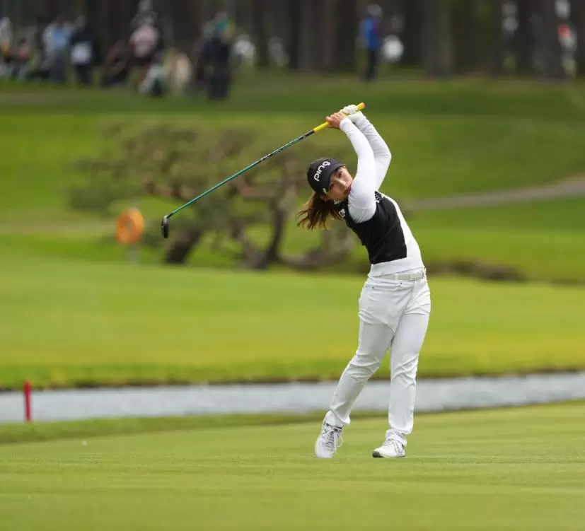 大出瑞月のフィニッシュ