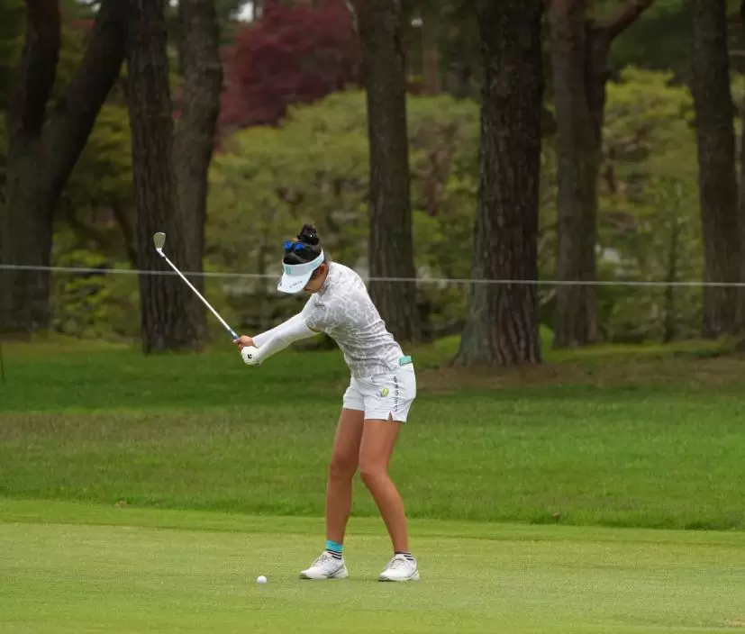 馬場咲希のバックスイング②