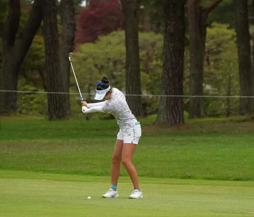 馬場咲希のバックスイング③