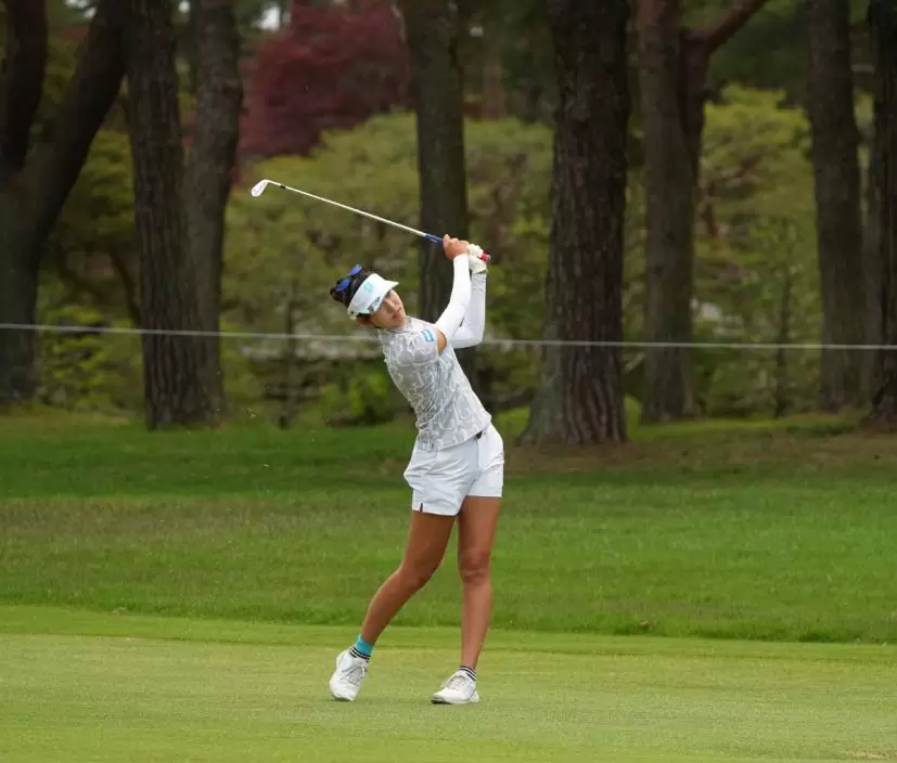 馬場咲希のフィニッシュ