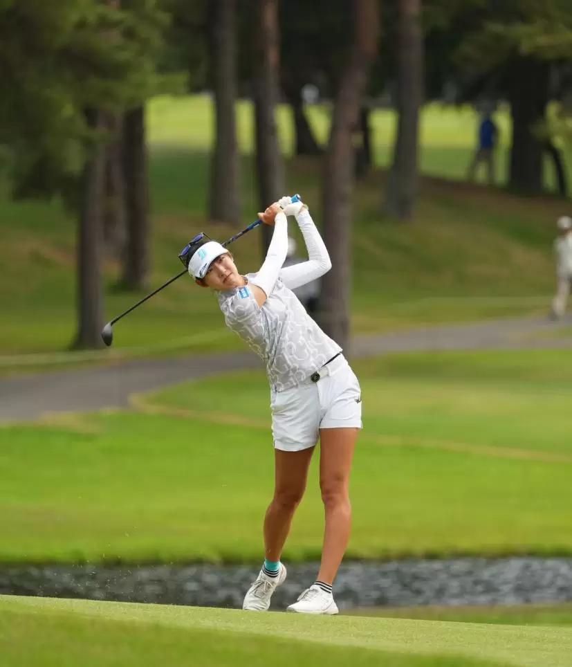 馬場咲希のフィニッシュ