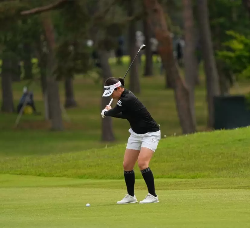 福田真未のユーティリティスイング