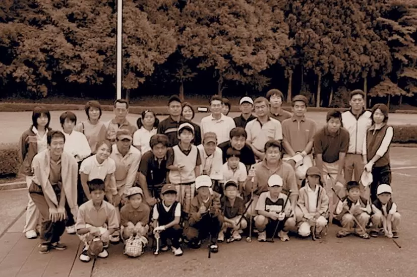 ゴルフ集合写真