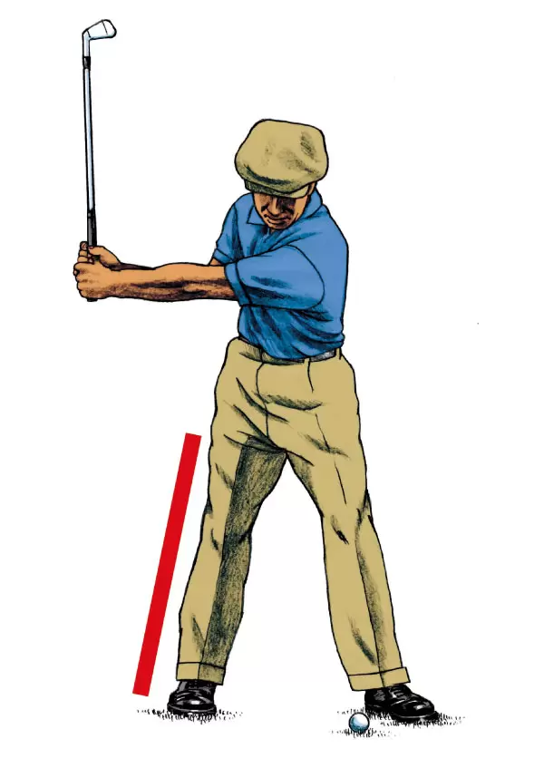 右ヒジをたたむ