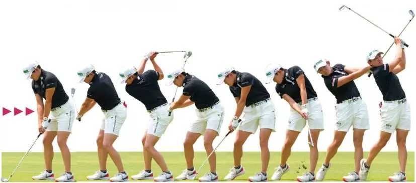 岩井明愛,スイング