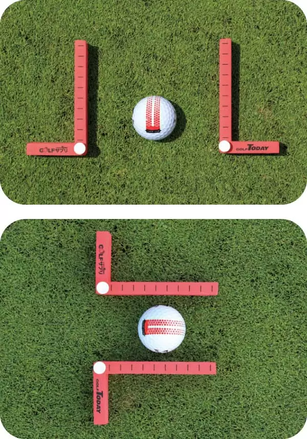 カップの幅とボールの幅で練習