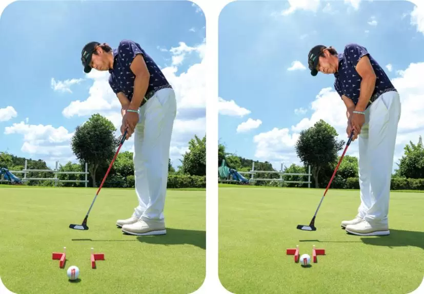 「Aim Putt neo」パッティング練習