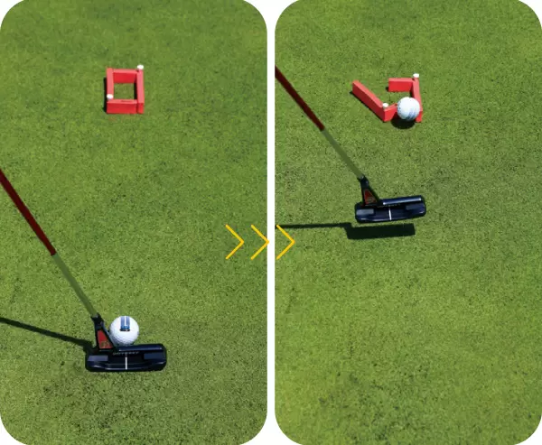 外したくない距離から打つ