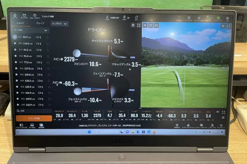 シャフトと意識を変えることでフェースが開かなくなった！　