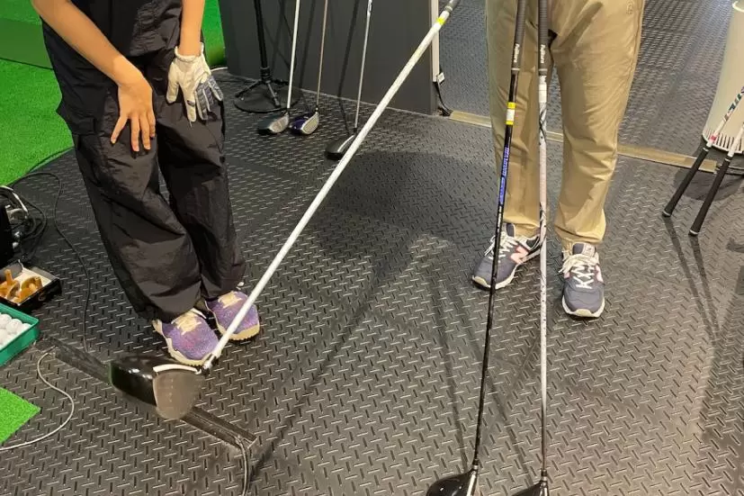 それぞれのシャフトの違いを説明いただく