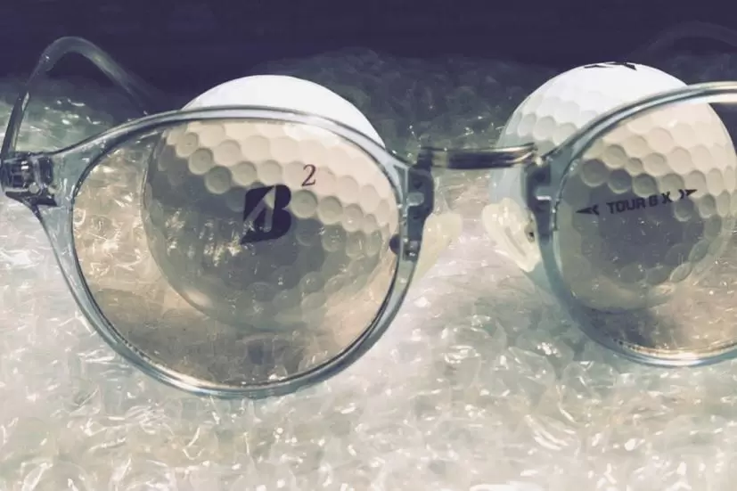 ゴルフボール,眼鏡