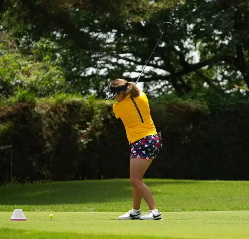 桑木志帆のドライバースイング