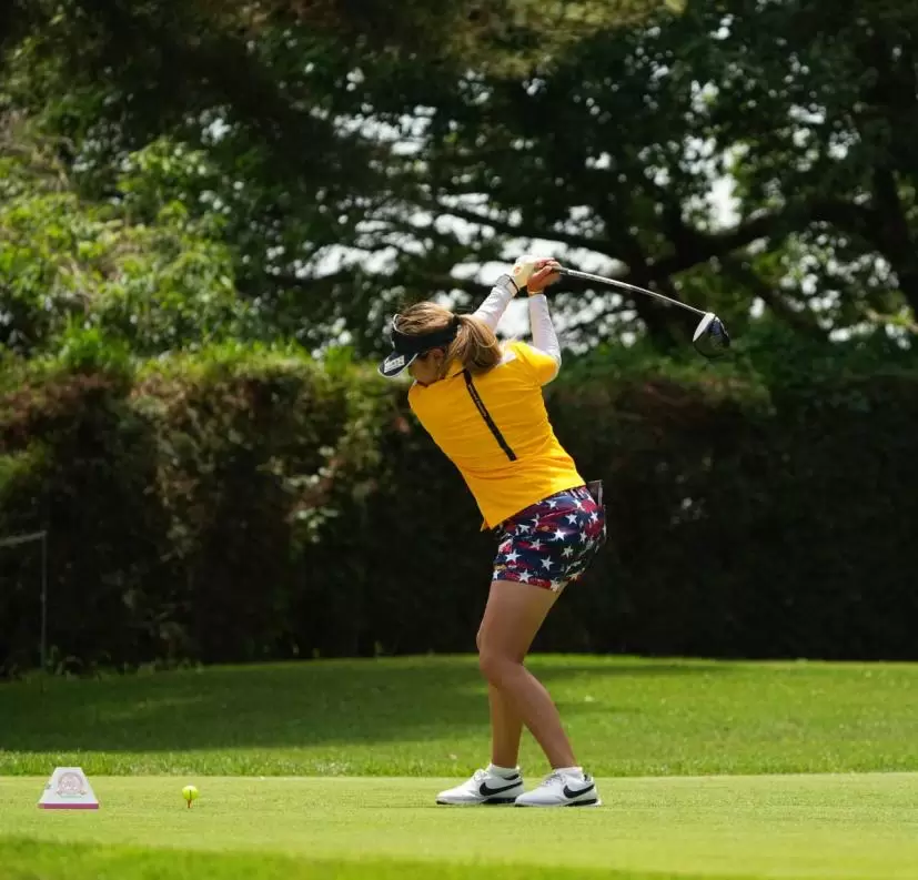 桑木志帆のドライバースイング