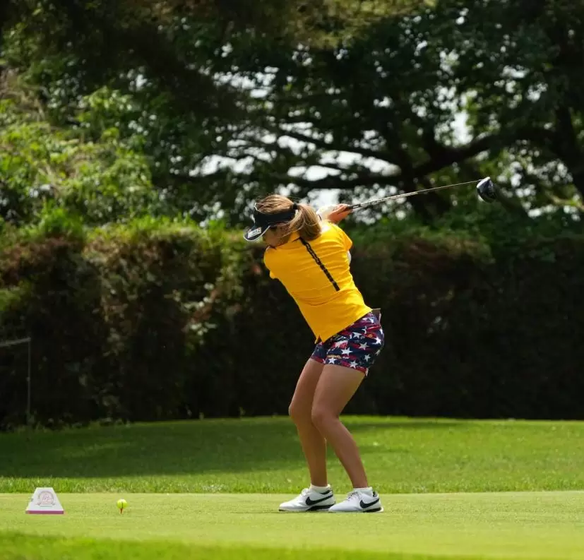 桑木志帆のドライバースイング