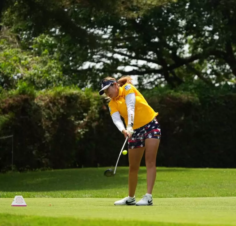 桑木志帆のドライバースイング